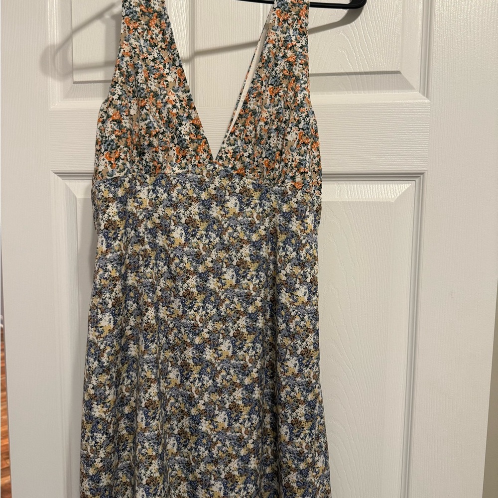 Floral V-Neck Dress